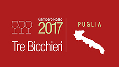 普利亚大区获得2017年度大红虾三杯奖葡萄酒榜单