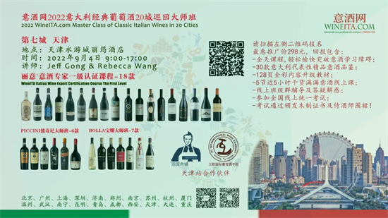 报名 | 丽意意酒专家20城巡回课第七城 9月4日天津水游城丽筠酒店